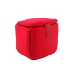 Etui pour appareil photo reflex numrique avec sac d'objectif en velours rembourr, sac souple antichoc, ...