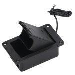 Etui de batterie de guitare sac de batterie isol en plastique 9v avec 2 fils de noyau pour ukull basse ...