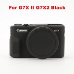 Pour tui canon g7x mark ii iii, peau de couverture de corps d'appareil photo en silicone souple pour ...