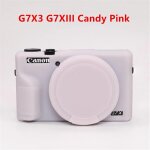 Pour tui canon g7x mark iii, peau de couverture de corps d'appareil photo en silicone souple pour appareil ...