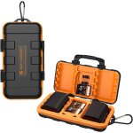 Etuis pour carte mmoire de la batterie de camra, etanche et antichoc, peut contenir 2 piles appareil ...