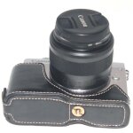 Etui en cuir pu pour appareil photo, demi - coque pour batterie, pour canon eos m100 m10, accessoire ... Etui en cuir pu pour appareil photo, demi - coque pour batterie, pour canon eos m100 m10, accessoire ...