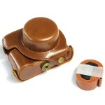 Etui en cuir pu pour appareil photo panasonic, housse astronomique, sac vido, accessoires, lx100 ii, ...