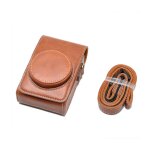 Etui en cuir pu pour appareil photo, sac pour appareil photo, housse avec sangle, adapt pour ricoh gazgrii ...