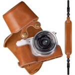 Etui en cuir pu pour appareil photo sony zv - e10 zve10 avec objectif 16 - 50 mm(q1307)