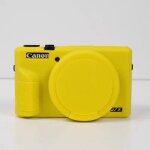 Etui en cuir pu en caoutchouc de silicone pour appareil photo numérique, housse de sac + sangle, il powershot ... Etui en cuir pu en caoutchouc de silicone pour appareil photo numérique, housse de sac + sangle, il powershot ...