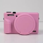 Etui en cuir pu en caoutchouc de silicone pour appareil photo numérique, housse de sac + sangle, il powershot ... Etui en cuir pu en caoutchouc de silicone pour appareil photo numérique, housse de sac + sangle, il powershot ...