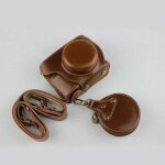 Etui en cuir pu sac pour appareil photo pour olympus pen epl9 e - pl9 e - pl10 occupation 42ezmm 12 - ...