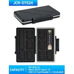 tui tanche pour cartes mmoire, conteneur pour cartes mmoire sd / microsd / micro sd / tf / cf type ...