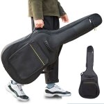 Etui de guitare etanche 600d, double sangle rembourrée, noir, sac a dos avec bandoulière, sac de guitare ... Etui de guitare etanche 600d, double sangle rembourrée, noir, sac a dos avec bandoulière, sac de guitare ...