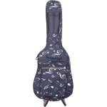 Etui de guitare en tissu oxford et entièrement rembourré, avec bretelles de sac a dos music notes pattern ... Etui de guitare en tissu oxford et entièrement rembourré, avec bretelles de sac a dos music notes pattern ...