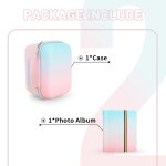 tui pour polaroid now + / onetep 2 / now i - type / onetep + pour appareil photo instantan eva, housse ...