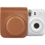 Etui de protection pour appareil photo instantan fuji instax mini 12 - cuir pu - avec poche photo - ...