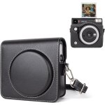 Etui de protection compatible avec appareil photo instantan� fuji instax square sq40, noir classique, ...