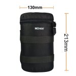 Etui de protection pour objectif d'appareil photo 6 tailles, sacoche rembourre plus paisse, support ...