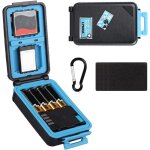 Etui de protection rigide pour carte mmoire de batterie d'appareil photo, rsistant  l'eau et aux chocs, ...