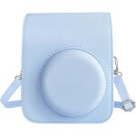 Etui de protection et sac portable pour appareil photo instantan� instax mini 12, en cuir synth�tique, ...