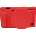 Etui de protection en silicone pour appareil photo sony zv - 1, zv1 avec capuchon d'objectif amovible ...