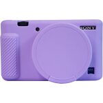 Etui de protection en silicone pour appareil photo sony zv - 1, zv1 avec capuchon d'objectif amovible ...
