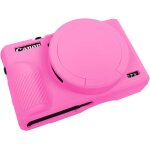 Etui de protection en silicone souple pour appareil photo canon g7 x mark iii, g7x3 avec couvercle d'objectif ...