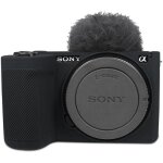 Etui de protection en silicone souple pour appareil photo sony zv - e10 ii - noir