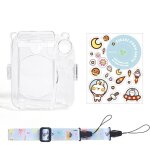 Etui de protection transparent en cristal pour instax mini 12, housse pour appareil photo instantan ...