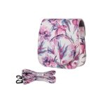 Etui en pu pour appareil photo fujifilm instax mini 8 + / 8s / 8 / 9 avec bandouli�re, r�sistant � l'eau, ...