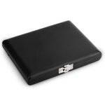 Etui de rangement pour 6 anches en cuir pu impermable, bote lgre et durable pour clarinette ou saxophone, ...