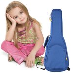 Etui de rangement pour guitare basse ukulele, anti - poussi�re, conteneur de guitare rembourr�, tissu ...