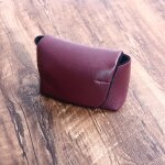 Etui rtro en cuir pu pour appareil photo, pour pentax 17 leica x2 x1 d - lux 7 panasonic lx10 lx15 lx100 ...
