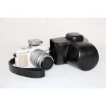 Etui rigide en cuir pour appareil photo, sangle de poigne, pour olympus pen e - pl7 epl7 e - pl8 epl8 ...