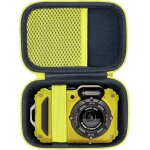 Etui robuste compatible avec appareil photo kodak pixpro wpz2, jaune, etui pour appareil photo