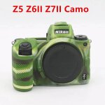 Etui de sac pour appareil photo en caoutchouc de silicone souple, coque de protection pour nikon z5, ...