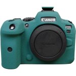 Etui en silicone pour canon eos r6 mark ii - protection pour appareil photo numrique - vert[gop6253831] ...