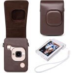 Etui de transport en cuir compatible avec fuji mini liplay, pour appareil photo fuji liplay et accessoires ...