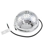 Eurolite demi boule à facettes 20 cm avec moteur Eurolite demi boule à facettes 20 cm avec moteur