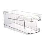Evago rack de r�frig�rateur double couches grande capacit� canettes de bi�re en plastique support de ...
