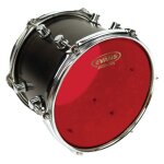 Evans tt06hr - peau hydraulic rouge, 6 pouces