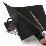 Evergreen goods filtre anti - poussire pour ventilateur de pc, 2 feuilles - 3 mm d'paisseur, 100 cm ...