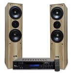 Evidence acoustics pack hifi home - cin�ma enceintes colonne 3 voies + ampli bluetooth usb 1000w pmpo ...