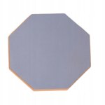 Exercices de percussion pad de batterie d'exercice caisse claire 12 pouces gris
