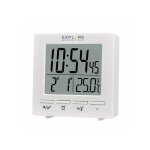 Explore scientific rveil projecteur radio - pilot mini blanc avec temprature