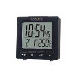 Explore scientific r�veil projecteur radio - pilot� mini noir avec temp�rature - rdc1005cm3