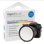 Expodisc expoimaging filtre balance des blancs expodisc v3 77mm Expodisc expoimaging filtre balance des blancs expodisc v3 77mm