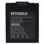 Extensilo 1x batterie compatible avec panasonic lumix dmc - fz18, dmc - fz28, dmc - fz30 appareil photo, ...