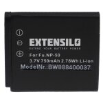 Extensilo 1x batterie compatible avec pentax q10, q - s1, q, q7 appareil photo, reflex numrique (750mah, ...