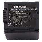 Extensilo 1x batterie remplacement pour panasonic cga - du21, cgr - du06, vw - vbd070 pour appareil photo, ...