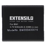 Extensilo 1x batterie compatible avec sony cybershot dsc - tx10, dsc - tx100, dsc - t99, dsc - tf1 appareil ...