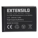 Extensilo 1x batterie compatible avec toshiba camileo x400, x200, z100, x416 hd, x416hd appareil photo, ...