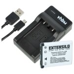 Extensilo 1x station de charge, 1x cble d'alimentation, 1x batterie compatible avec nikon coolpix s210, ...